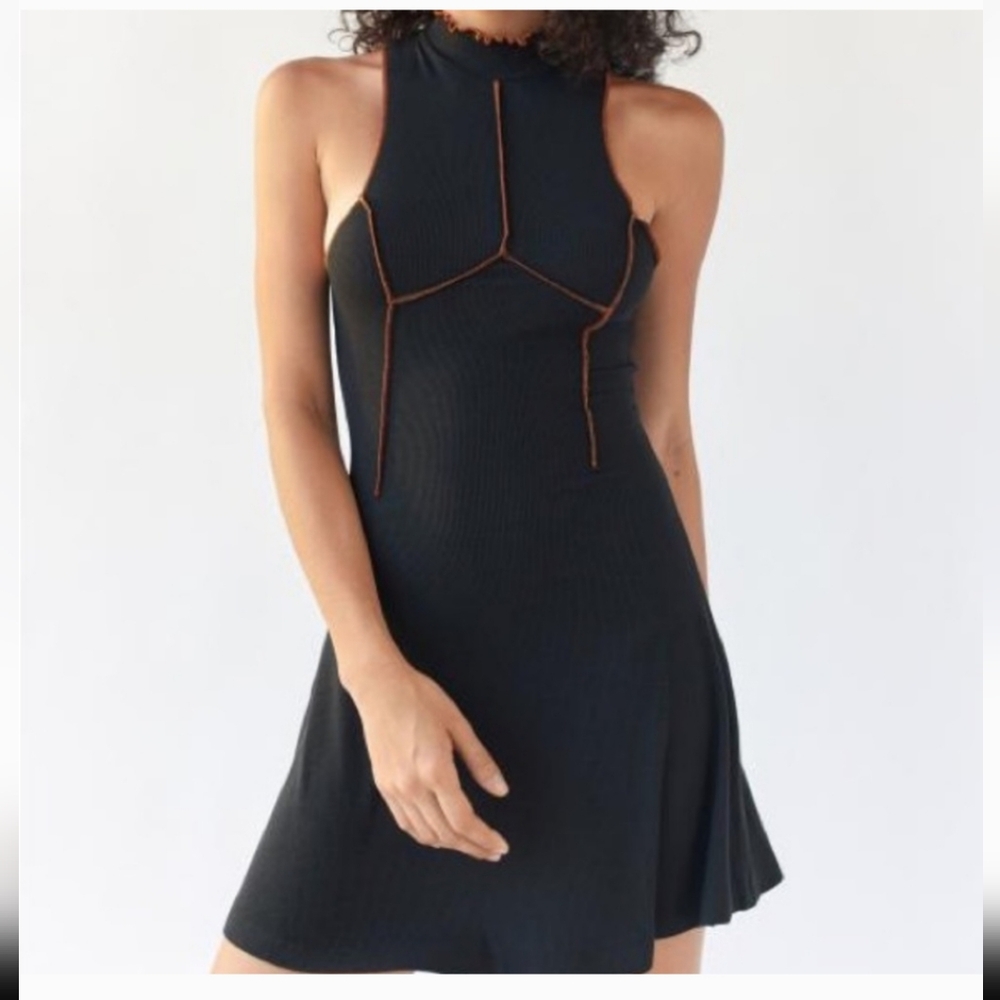 Urban Outfitters Black Cutout Dress